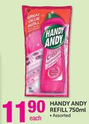 Handy Andy Refill Assorted-750ml
