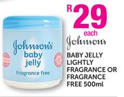 Johnson's Baby Jelly Lightly Fragrance Or Fragrance Free Each