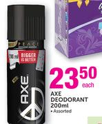 Axe Deodorant Assorted-200ml Each