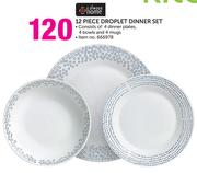Always Home 12 Piece Droplet Dinner Set