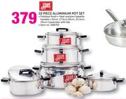 Hart 10 Piece Aluminium Pot Set