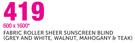 Fabric Roller Sheer Sunscreen Blind 600x1600mm