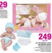 14" My Sweet Love Newborn Baby- Per Set