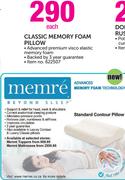 Classic Memory Foam Pillow