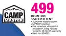 Camp Master Dome 300 3 Sleeper Tent