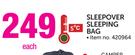 Camp Master Sleepover Sleeping Bag 5 Degree C-Each