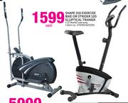 Shape 210 Exercise Bike Or Strider 120 Elliptical Trainer-Each