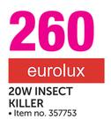 Eurolux 20W Insect Killer