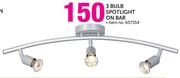 Eurolux 3 Bulb Spotlight On Bar