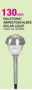Dalstone/Abington/Albee Solar Light-Each