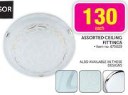 Assorted Ceiling Fittings-Each