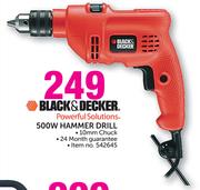 Black & Decker 500W Hammer Drill
