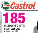 Castrol 20W-50GTX Motor Oil-5Ltr