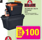 Bigjim 30Ltr And 60Ltr Delta Storage Box