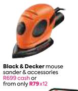 Black & Decker Mouse Sander & Accessories