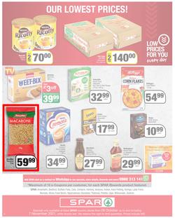 SPAR EASTERN CAPE : Our Best For Less (26 October - 7 November 2021) Valid In | Amahlathi, Bedford, Buffalo Flats, Cala, Centane, Hankey, Idutywa, Indwe, Kwa-Fetting, Komga, Lady Frere, Nemato, Ugie, page 8