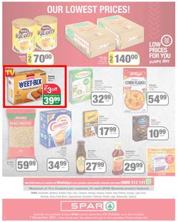 SPAR EASTERN CAPE : Our Best For Less (26 October - 7 November 2021) Valid In | Amahlathi, Bedford, Buffalo Flats, Cala, Centane, Hankey, Idutywa, Indwe, Kwa-Fetting, Komga, Lady Frere, Nemato, Ugie, page 8