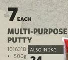 Powafix Multi Purpose Putty-500g Each
