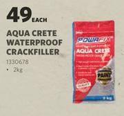 Powafix Aqua Crete Waterproof Crack Filler-2Kg Each