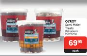 OL'Roy Semi Moist Treats (All Variants)-500/600g Each