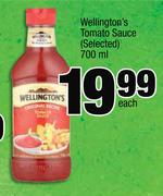 Wellington's Tomato Sauce-700ml Each