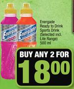 Energade Ready To Drink Sports Drink-2 x 500ml