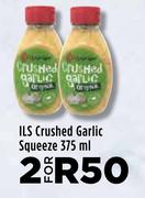 ILS Crushed Garlic Squeeze-For 2 x 375ml