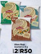 Albany Wraps Assorted-For 2 x 6 x 45g
