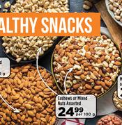 Cashews Or Mixed Nuts Assorted-Per 100g