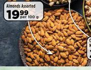 Almonds Assorted-Per 100g