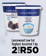 Lancewood Low Fat Yoghurt Assorted-For 2 x 1Kg