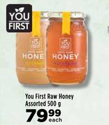 You First Raw Honey Assorted-500g Each