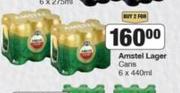 Amstel Lager Cans-For 2 x 6 x 440ml