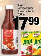 Spar Tomato Sauce Squeeze Bottle-700ml