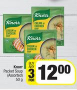 Knorr Packet Soup Assorted-50g x For Any 3