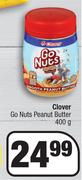Clover Go Nuts Peanut Butter-400g