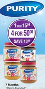 Purity 7 Months Assorted-For 4 x 125ml 
