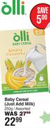 Olli Baby Cereal (Just Add Milk) Assorted-250g