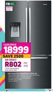 Hisense 536Ltr French Door Fridge (Black) H720FSB-WD