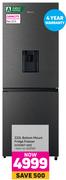 Hisense 222Ltr Bottom Mount Fridge Freezer H310BIT-WD