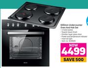 Hisense 600mm Undercounter Oven And Hob Set