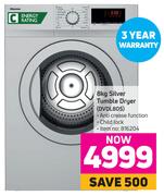 Hisense 8Kg Silver Tumble Dryer DVDL80S