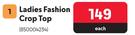 Ladies Fashion Crop Top 850004234-Each