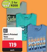 Men's Printed Tees 850005062-Each