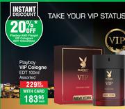 Playboy VIP Cologne EDT Assorted-100ml Each