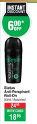 Status Anti-Perspirant Roll-On Assorted-50ml
