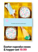 0Easter Cupcake Cases & Topper Set
