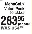 MenaCal.7 Value Pack-90 Tablets Per Pack