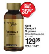 Gold Omega 3 Supreme-60 Softgel Capsules