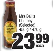 Mrs Ball's Chutney-450g/470g Each